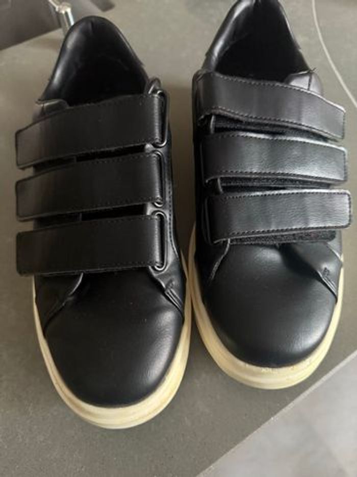 Chaussures Hommes à scratch Zara noir - photo numéro 6