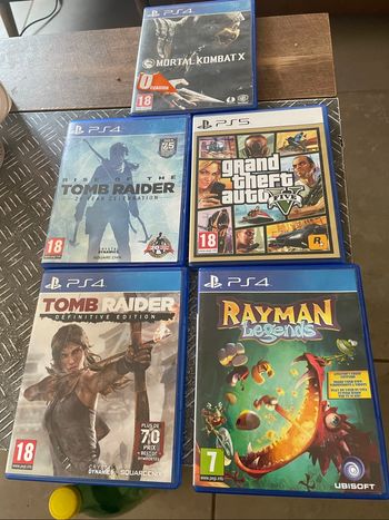 Jeux ps4 et ps5