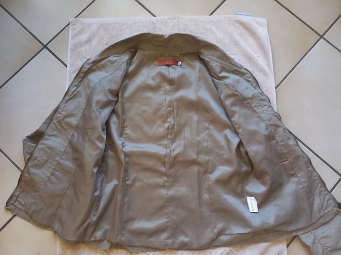 🧥 Veste kaki légère doublée – Taille 2 – Marque Maya 💚 - photo numéro 6