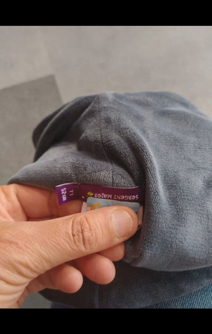 Bonnet doublé T52 Sergent Major, Très bon état - photo numéro 3