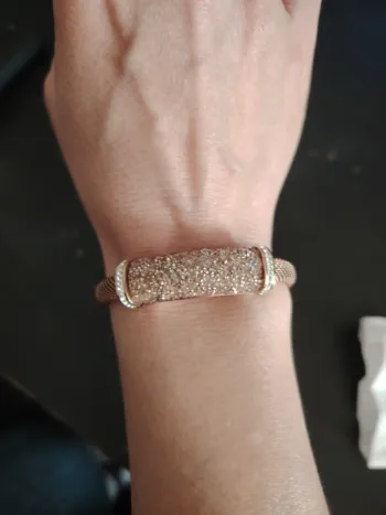 Bracelet ionisé rose Victoria bijoux