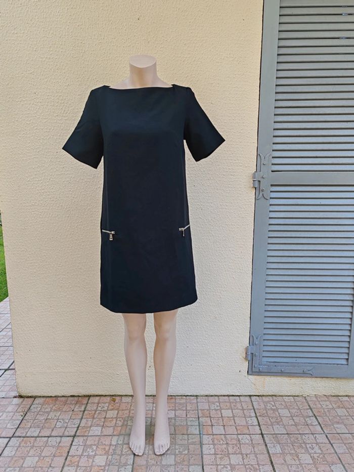 Robe Etam noir manches courtes