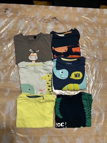 Lot de 6 tee shirts MC