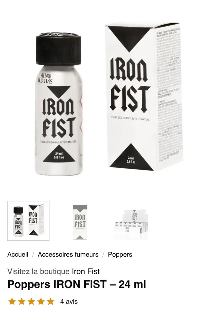 Iron fist mot de 2 nettoyant pour cuir et autre effet pour connaisseur - photo numéro 3