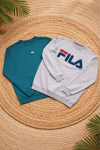 2 sweats homme M (weyz et fila)
