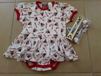 Body jupette en coton américain 18 mois NEUF