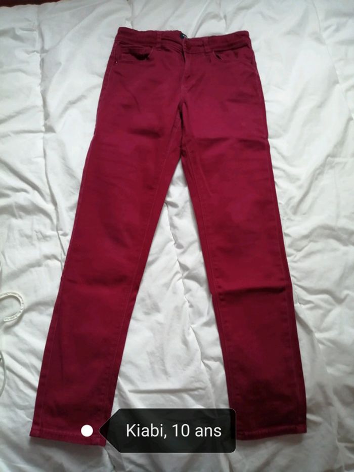 Pantalon bordeau