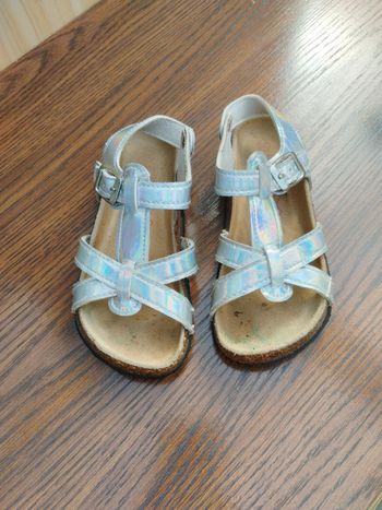 Sandales pointure 29 fille FPC argent