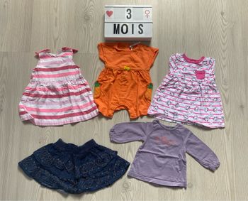 Lot été 3 mois fille