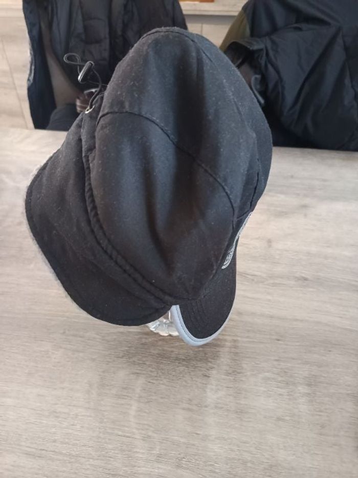Casquette cache oreille doublée sherpa XL homme