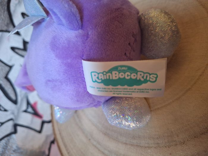 Peluche kawaii rainbocorns originale colorée relaxante moelleuse et douce - photo numéro 5