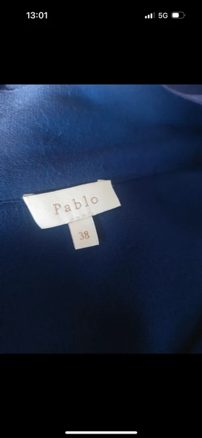 Blouse Pablo Gérard darel taille 38 - photo numéro 3