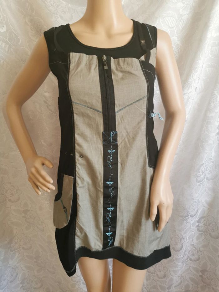 🌺Tunique Noir. Gris. Bleu La Mode est à Vous - Taille 38