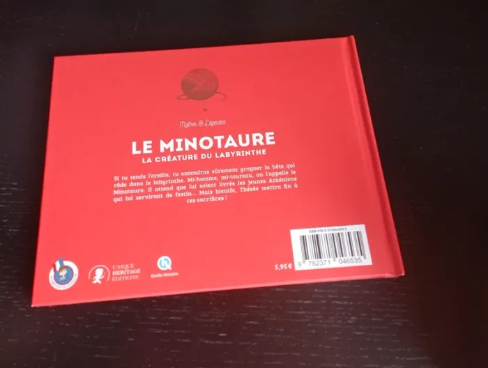 Livre le minotaure la créature du labyrinthe - photo numéro 2