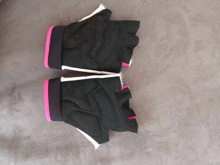 Gants blanc rose B TWIN taille 3 ans - photo numéro 5
