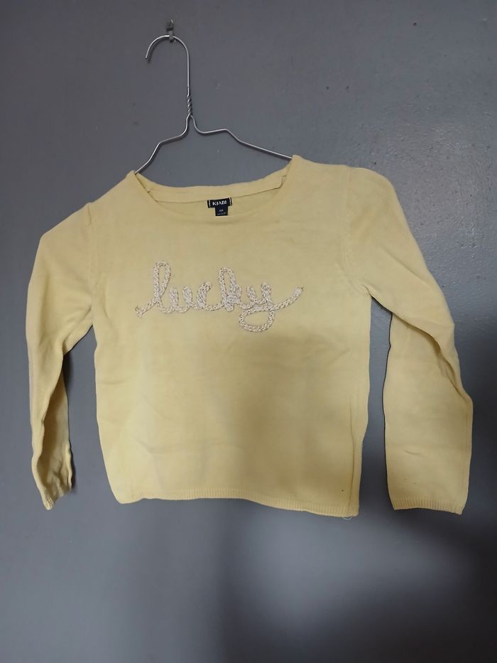 Pull fille taille 6 ans