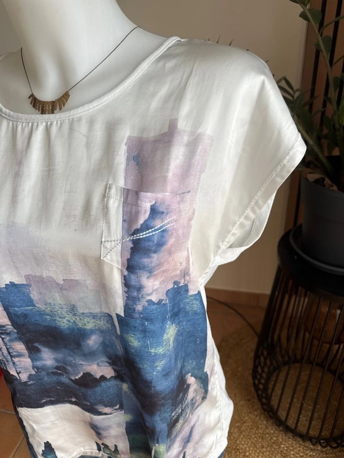 T-shirt blanc imprimé - photo numéro 6