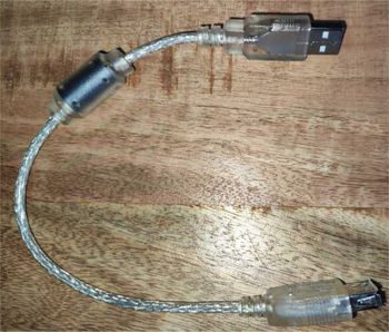 Rallonge 30cm USB mâle / femelle anti-parasite