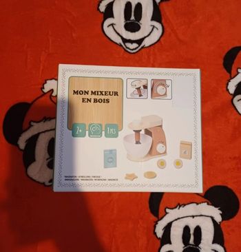 🧸Accessoires de cuisine pour enfants Mixeur en bois Dès 2ans + 8 pièces neufs