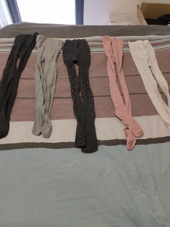 Lot de 5 collants épais taille 34/35
