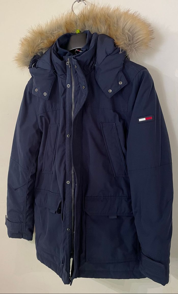 Parka Manteau Tommy Hilfiger Tommy jeans Homme taille L /40 - photo numéro 4