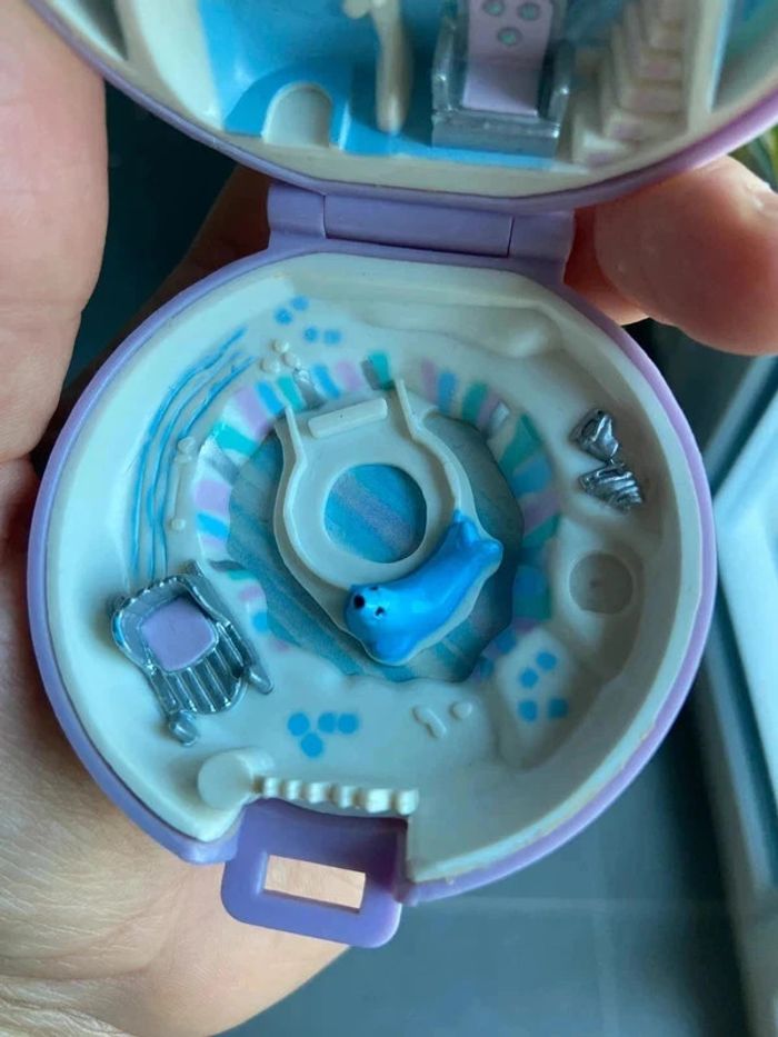 Médaillon violet Polly pocket - photo numéro 5