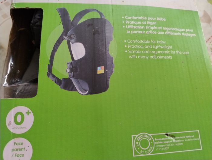 Porte bebe 0-6 mois - photo numéro 2