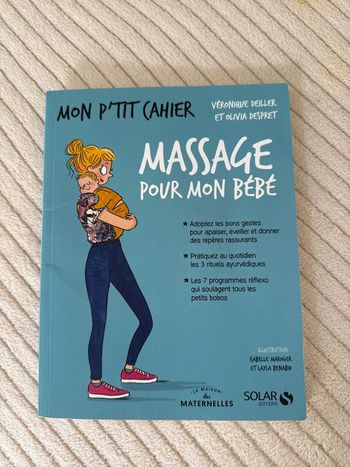 Mon p’tit cahier massage pour bébé