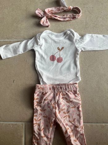 Ensemble bébé fille 3 pièces