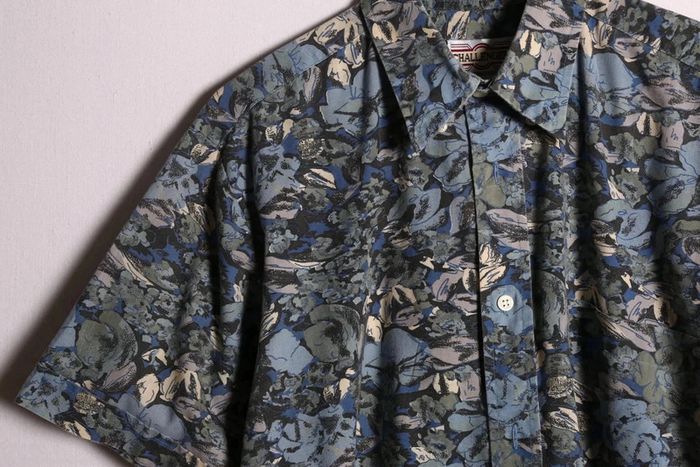 Chemisette vintage 90's en coton motif fleurs (#240662) - photo numéro 6