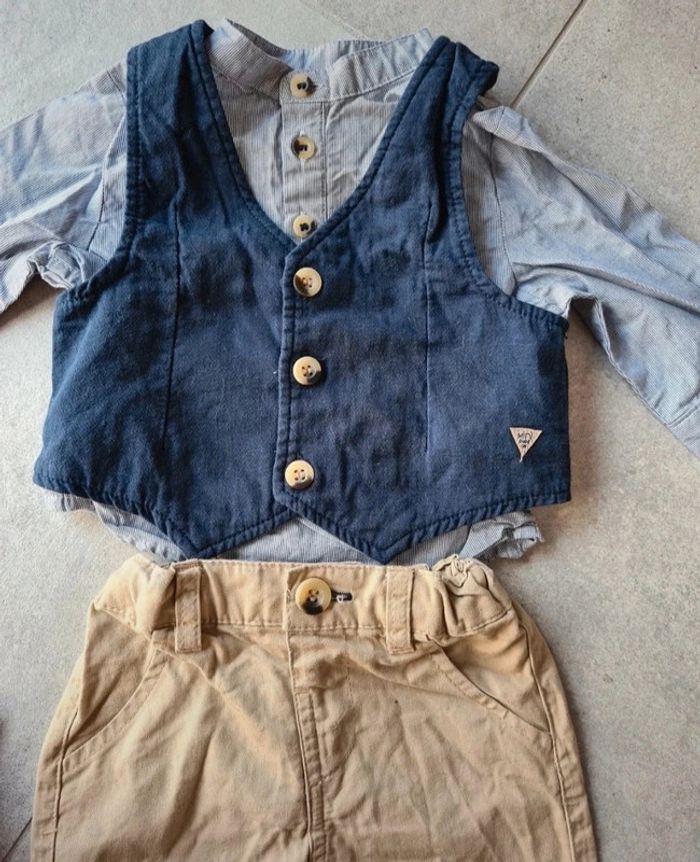 Ensemble 3 pièces kiabi 3 mois - photo numéro 2