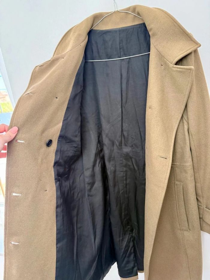 Manteau The Kooples long en laine et nylon taille 38 parfait état - photo numéro 6