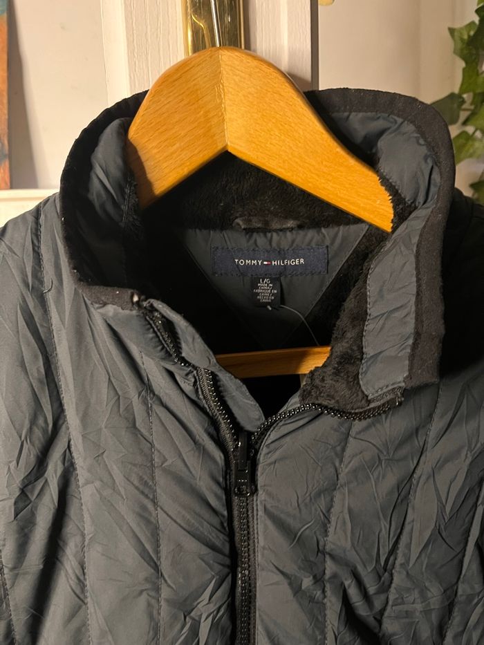 Veste polaire matelassée Tommy Hilfiger gris - Taille S - photo numéro 4