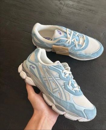 Asics gel nyc arctic sky bleu blanche 44
