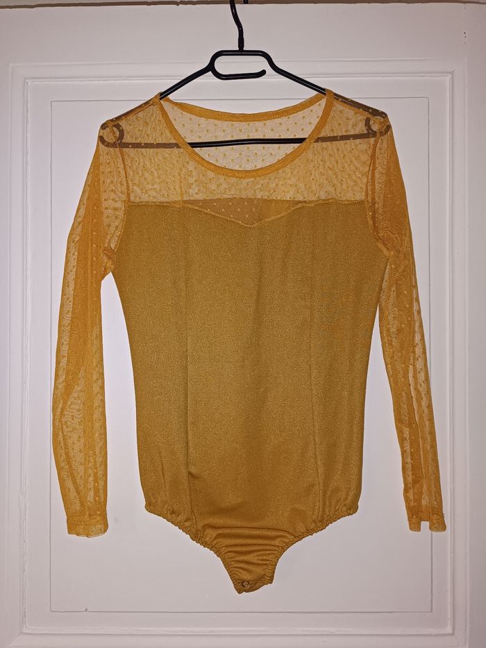 Body moutarde femme TU