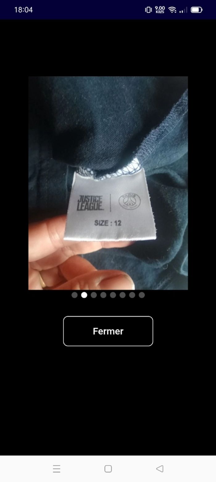 Tee shirt foot Paris Saint Germain garçon - photo numéro 2