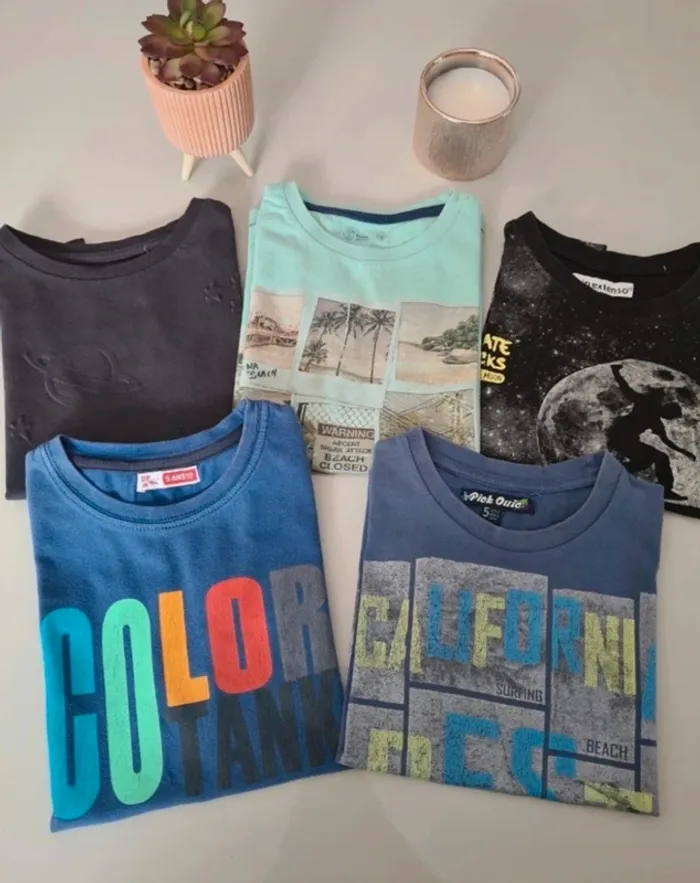 Lot de 5 tee-shirts 5 ans