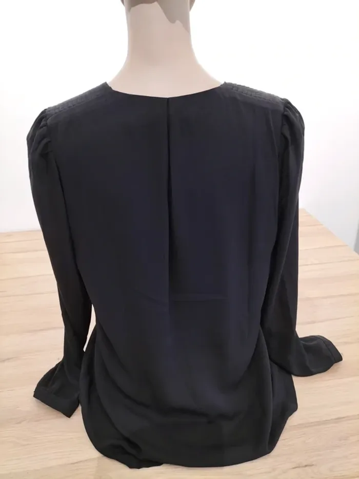 Blouse manches longues noir - photo numéro 3