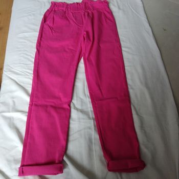 Pantalon stretch fushia 