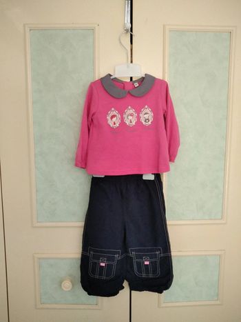 ensemble rose chaud 18 mois