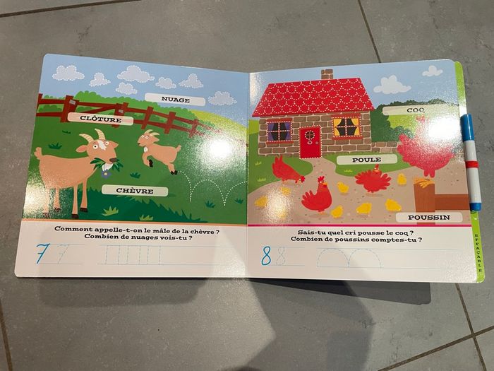Livre lire écrire compter avec la ferme - photo numéro 2