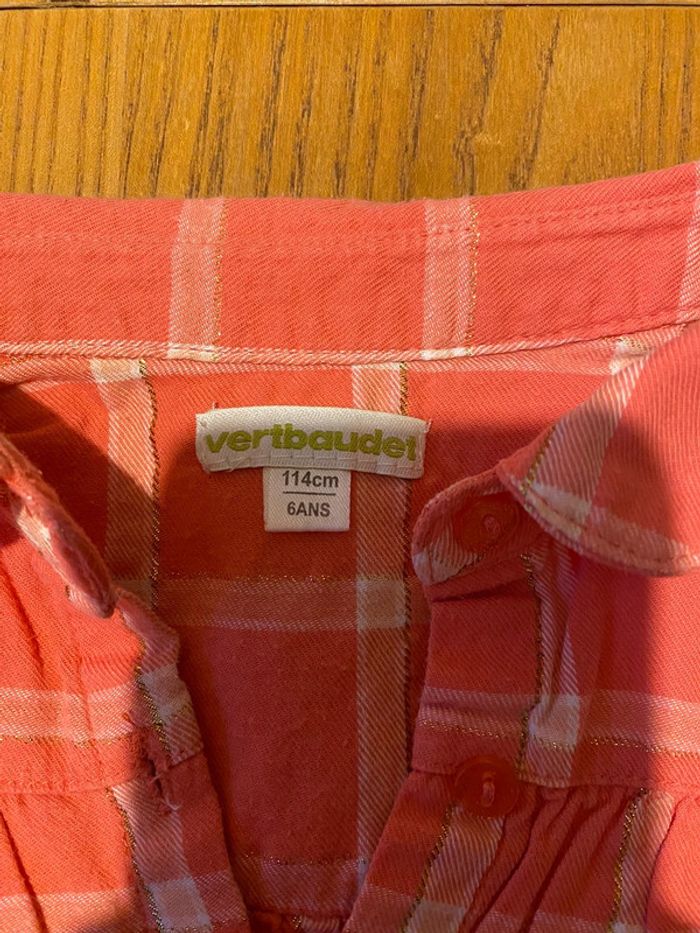 Chemise rose et rayée - photo numéro 2