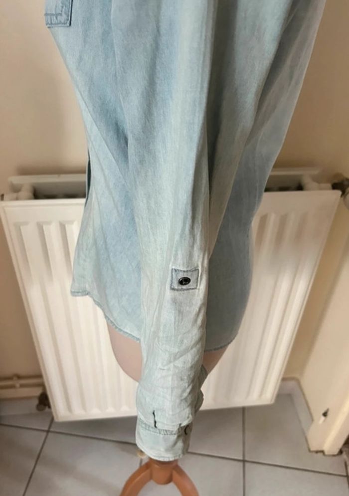 Chemise en jean, bleue, Only - photo numéro 8