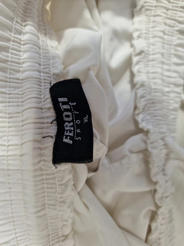 Short Blanc Bandes Marine - photo numéro 7