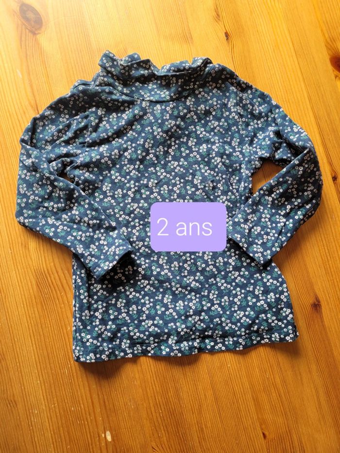 Sous pull 23 mois fleur