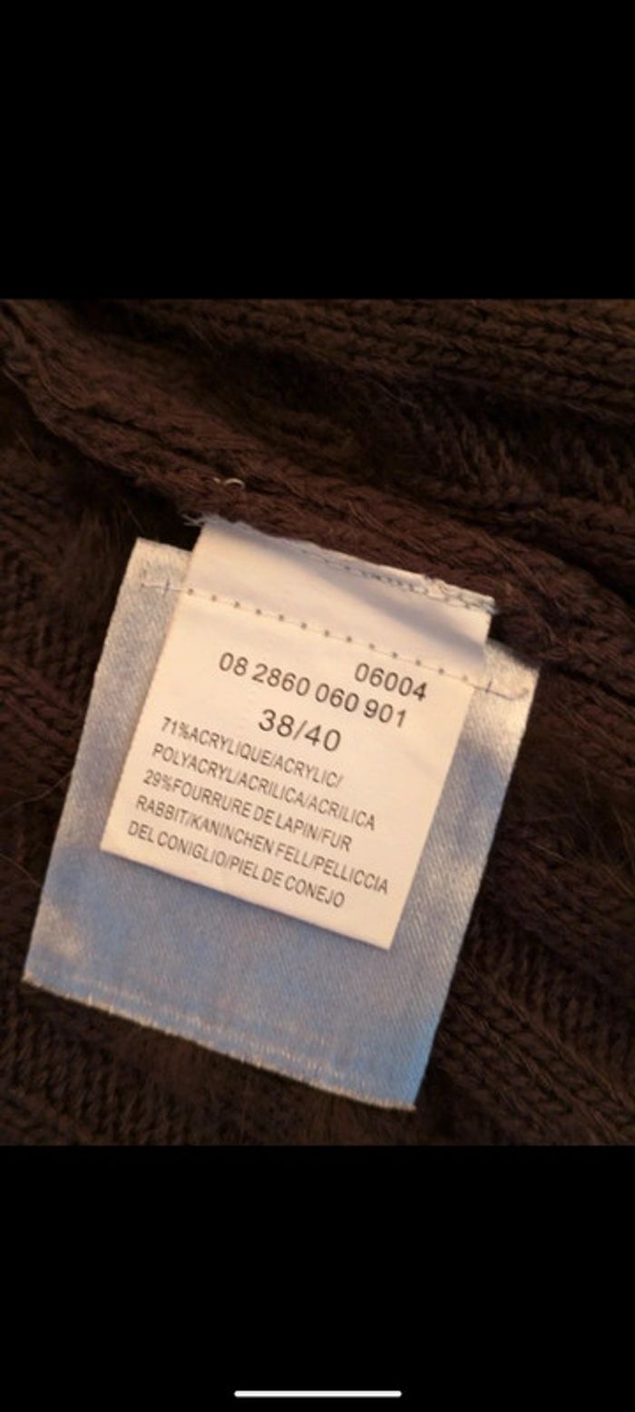 Gilet marron sans manche tout doux - photo numéro 6