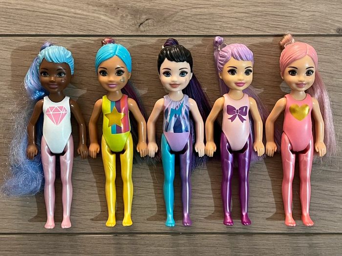 Barbie Color Reveal 5 Poupées Chelsea Mattel 3+ - photo numéro 2