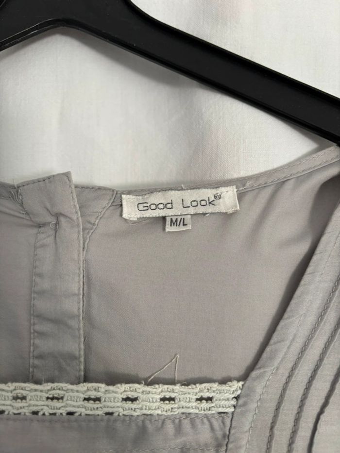 Top gris souris taille M/L Good Look - photo numéro 2