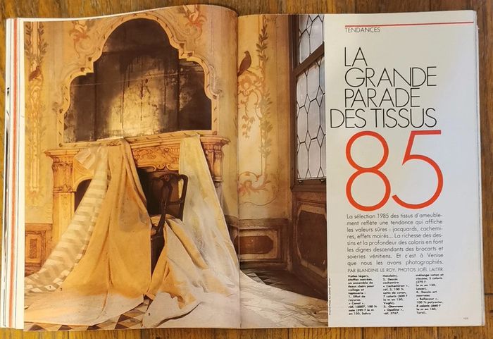 Ancien magazine Madame figaro Mireille Mathieu 1985 N°12603 vintage - photo numéro 13