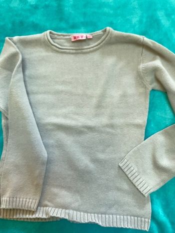 pull gris épais nky 10 ans tbe